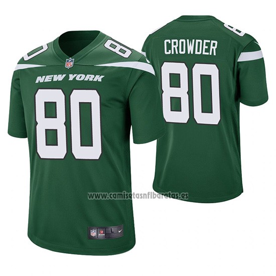 Camiseta NFL Game New York Jets Jamison Crowder Verde
